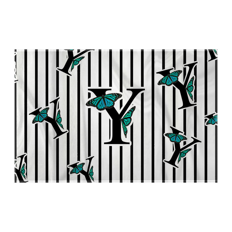کاغذ کادو ترمه طراحان ایده مدل حرف Y  پروانه ای کد cfp3027