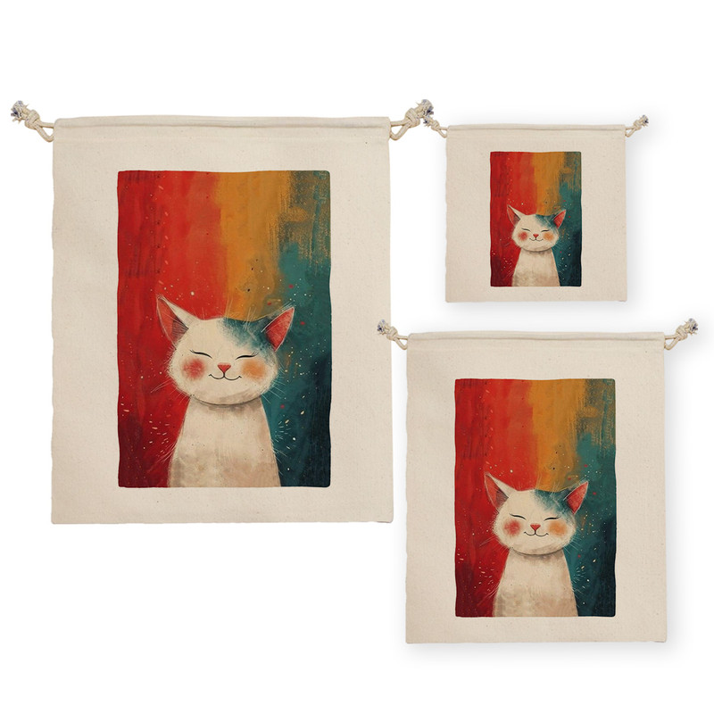 نظم دهنده ترمه طراحان ایده مدل گربه رنگارنگ کد strm1063 مجموعه سه عددی