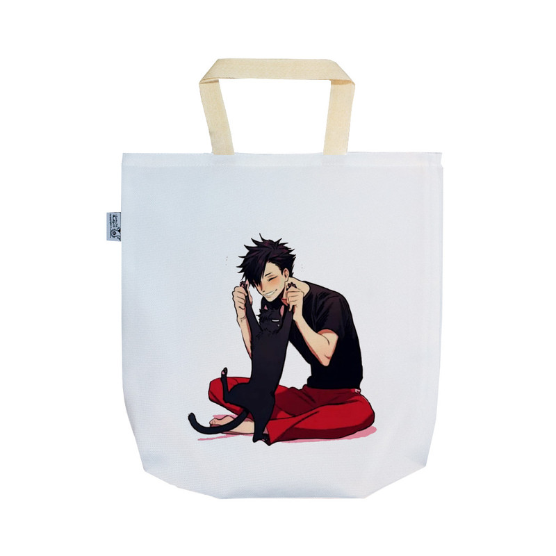 ساک خرید ترمه طراحان ایده مدل انیمه آبشار سرنوشت Haikyu کد strm0583 - S