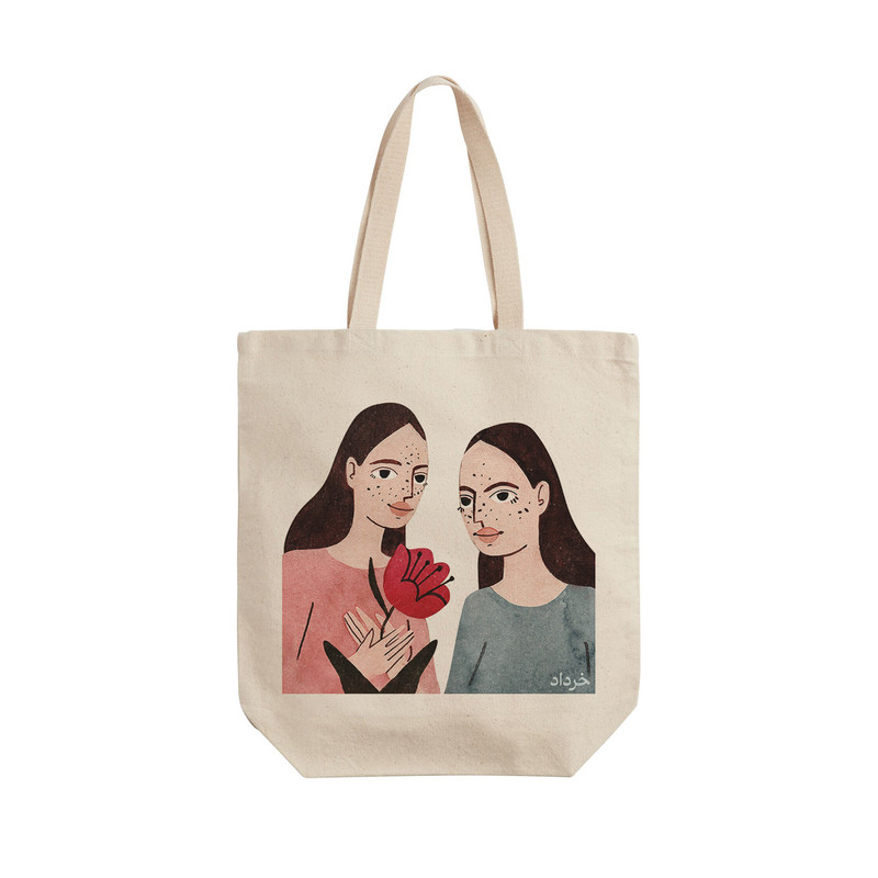 ساک خرید ترمه طراحان ایده مدل نماد ماه تولد خرداد کد bsf003 - L