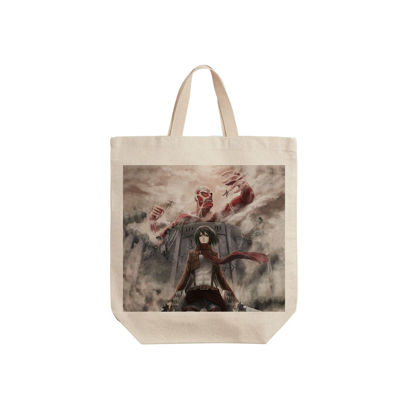 ساک خرید ترمه طراحان ایده مدل Attack on Titan کد strm0372 - S