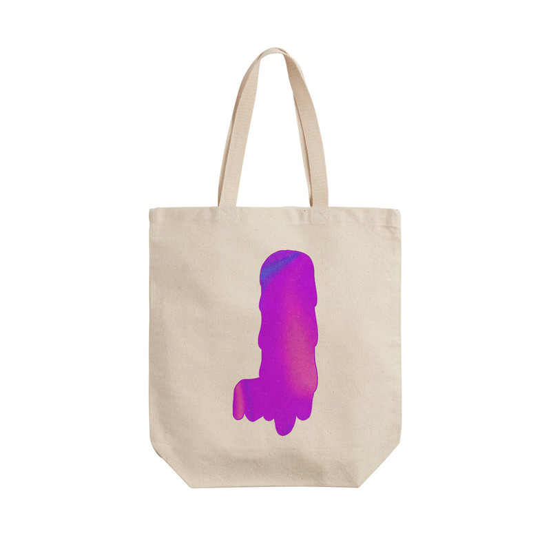 ساک خرید ترمه طراحان ایده مدل حرف J هولوگرامی کد cfp2986 - L