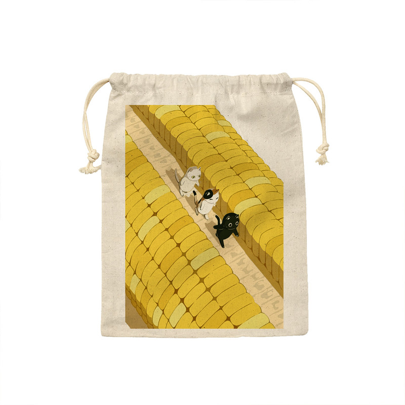 کیسه نان و سبزی ترمه طراحان ایده مدل گربه های بامزه کد strm0646 - S