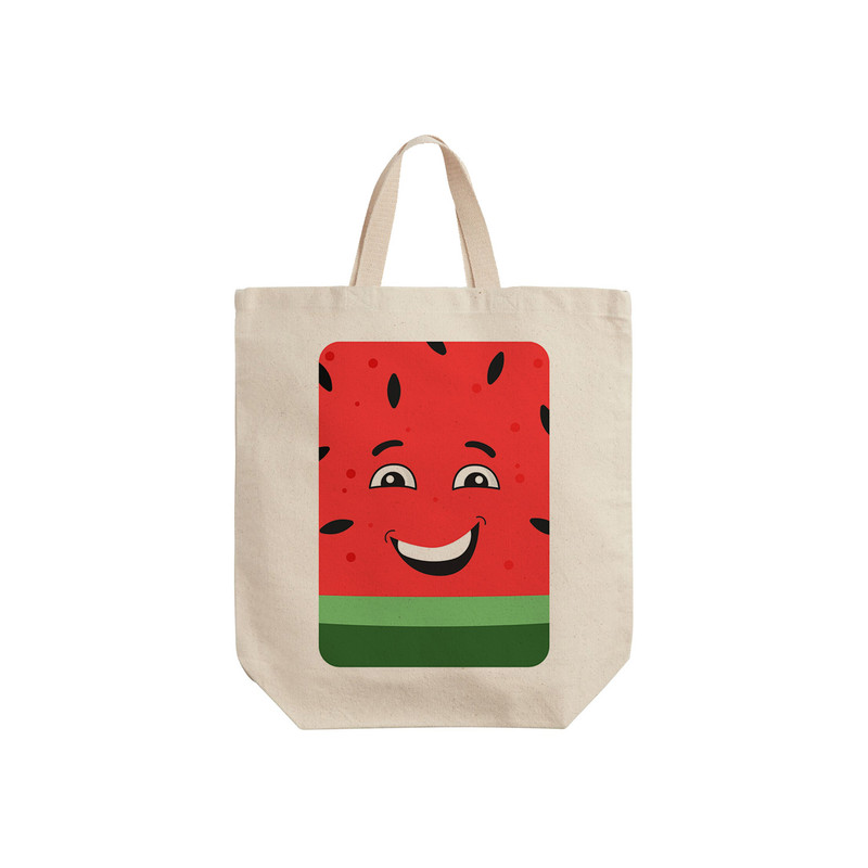 ساک خرید ترمه طراحان ایده مدل لبخند هندوانه کد trm239 - S