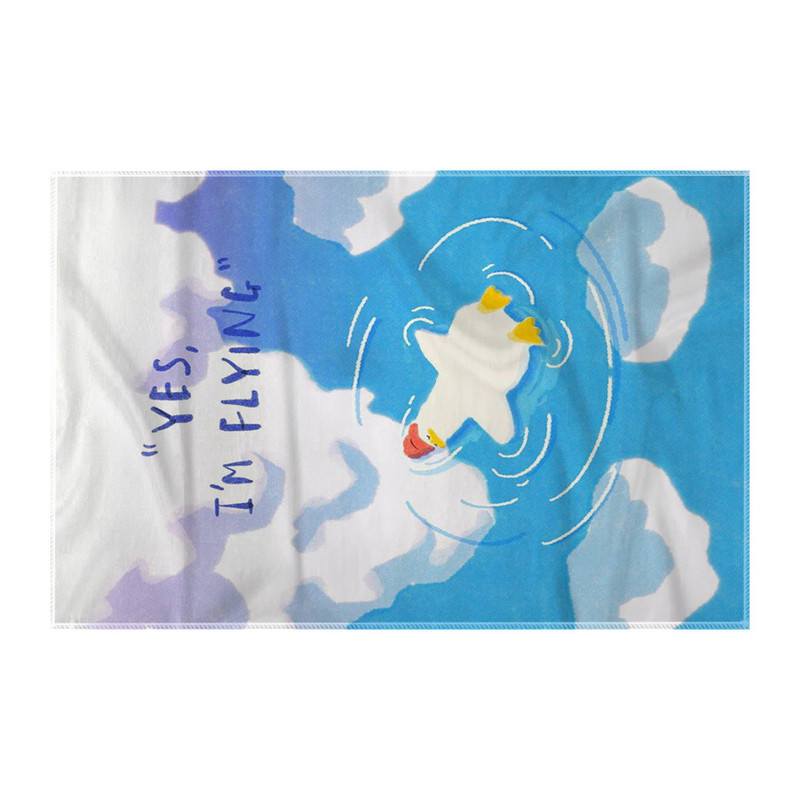 کاغذ کادو ترمه طراحان ایده مدل اردک شناگر کد strm0642