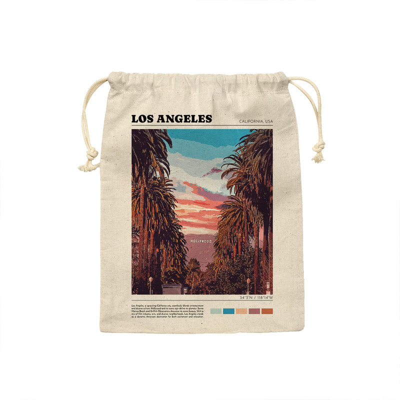 کیسه نان و سبزی ترمه طراحان ایده طرح شهر لوس آنجلس کد strm0614 - M