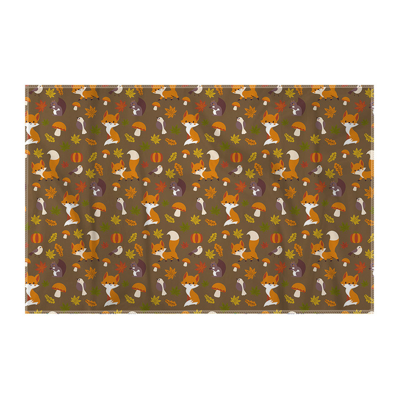 کاغذ کادو ترمه طراحان ایده مدل پترن روباه و سنجاب کیوت کد strm0231