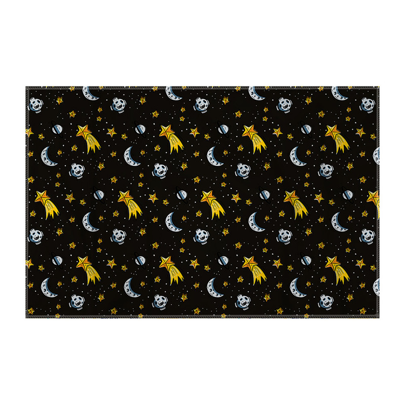 کاغذ کادو ترمه طراحان ایده مدل پترن ماه و ستاره کد strm0249