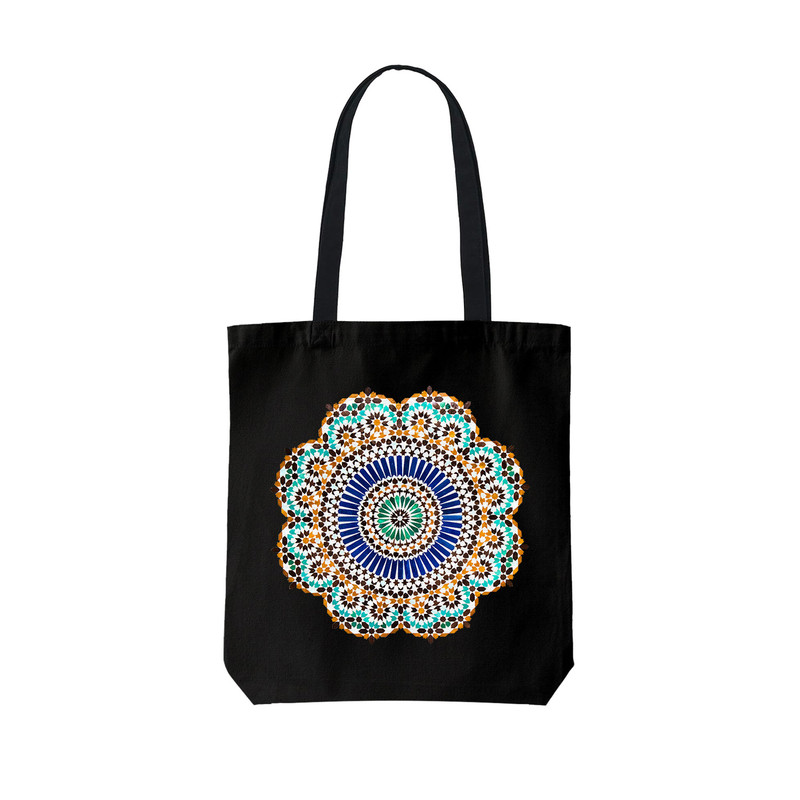 ساک خرید ترمه طراحان ایده مدل نقش قالی کد cfp1375 - L