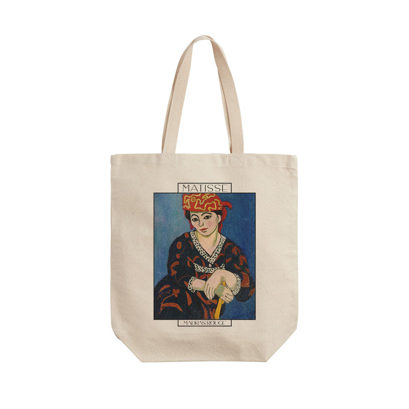 ساک خرید ترمه طراحان ایده مدل مدرس روژ از ماتیس کد art0623 - L