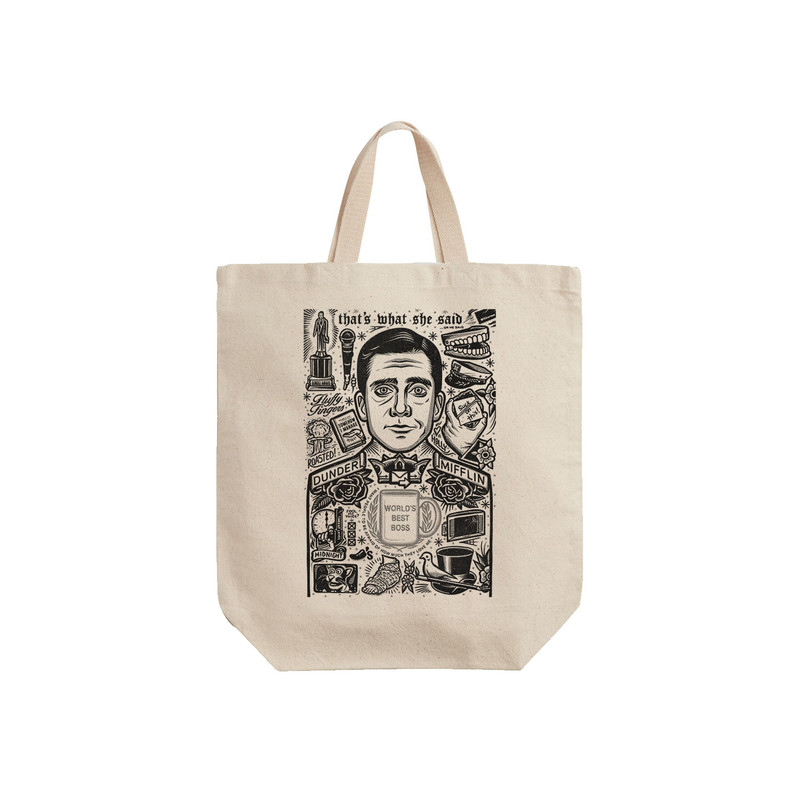 ساک خرید ترمه طراحان ایده مدل سریال آفیس کد cfp2641 - S