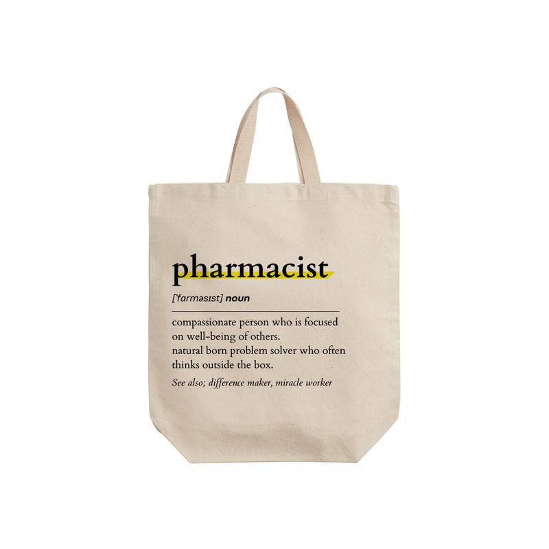 ساک خرید ترمه طراحان ایده مدل تعریف داروساز کد strm0730 - S