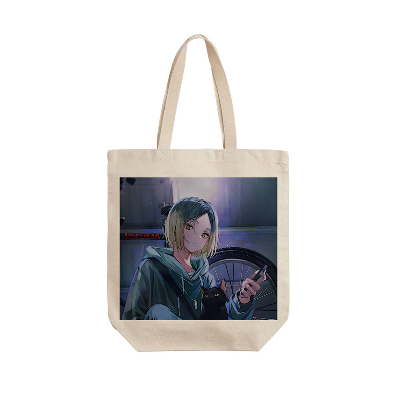 ساک خرید ترمه طراحان ایده مدل انیمه آبشار سرنوشت کد strm0601 - L