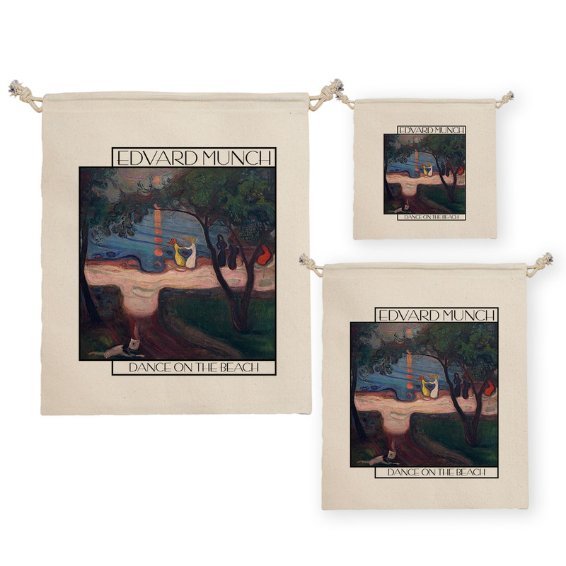 نظم دهنده ترمه طراحان ایده مدل کیسه بنددار رقص در ساحل از ادوارد مونک کد art0112  بسته سه عددی