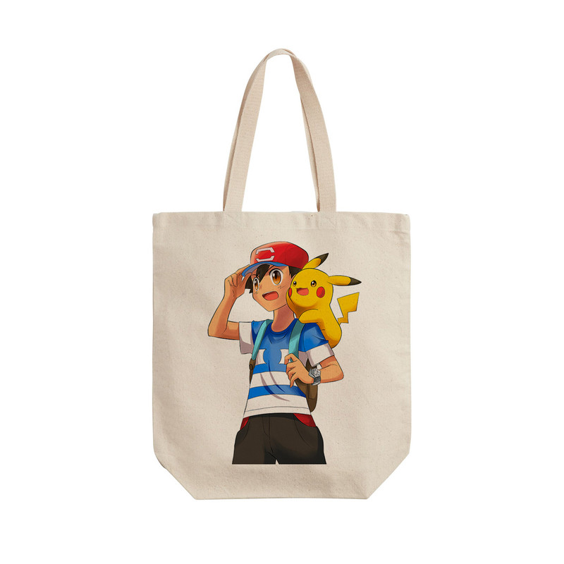 ساک خرید ترمه طراحان ایده مدل پوکومون کد cfp1565 - L