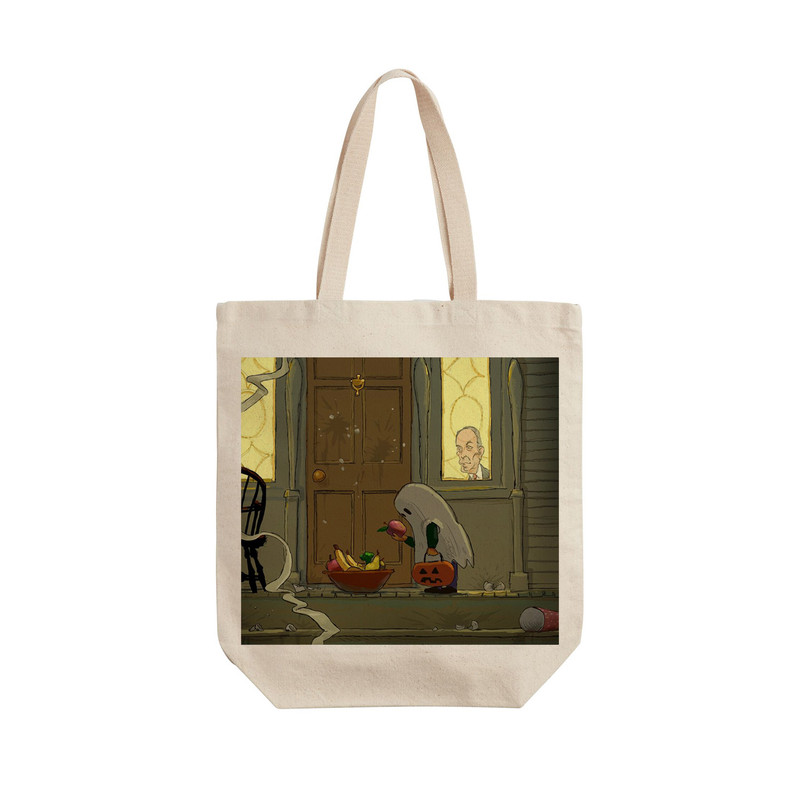 ساک خرید ترمه طراحان ایده طرح روح هالووین کد strm0605  - L