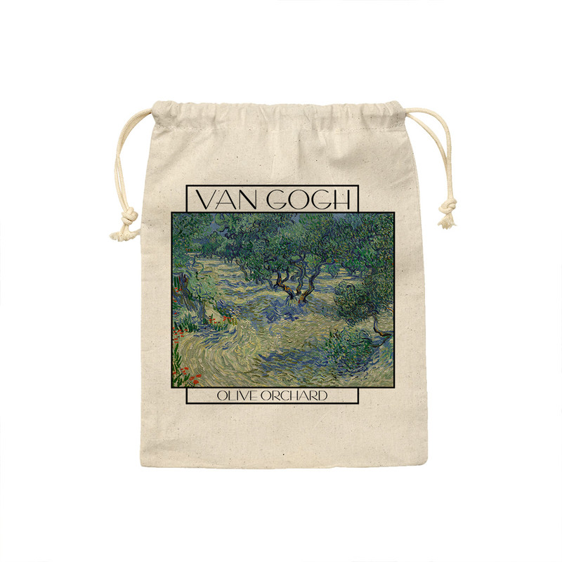 کیسه نان و سبزی ترمه طراحان ایده مدل باغ زیتون از ونگوگ کد art0025 - S