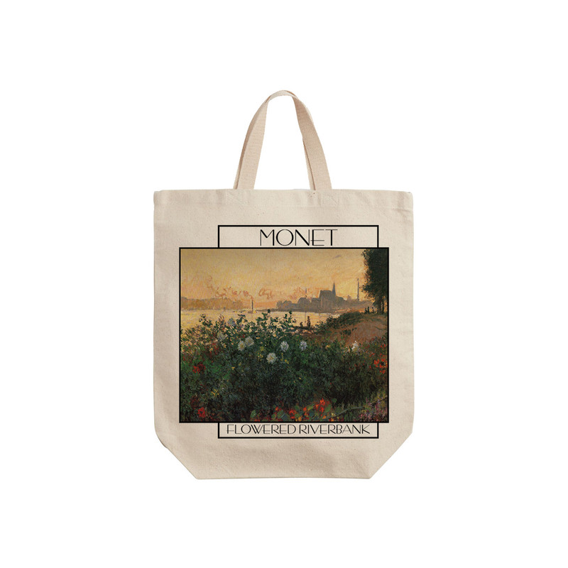 ساک خرید ترمه طراحان ایده مدل ساحل رودخانه گلدار از مونت کد 0179 - S