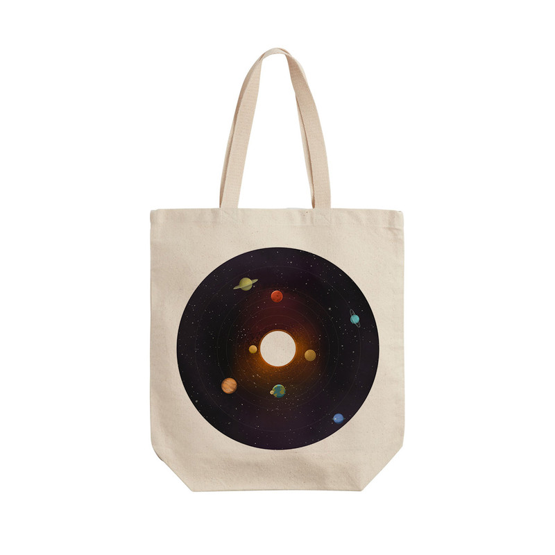 ساک خرید ترمه طراحان ایده مدل منظومه شمسی کد cfp1522 - L