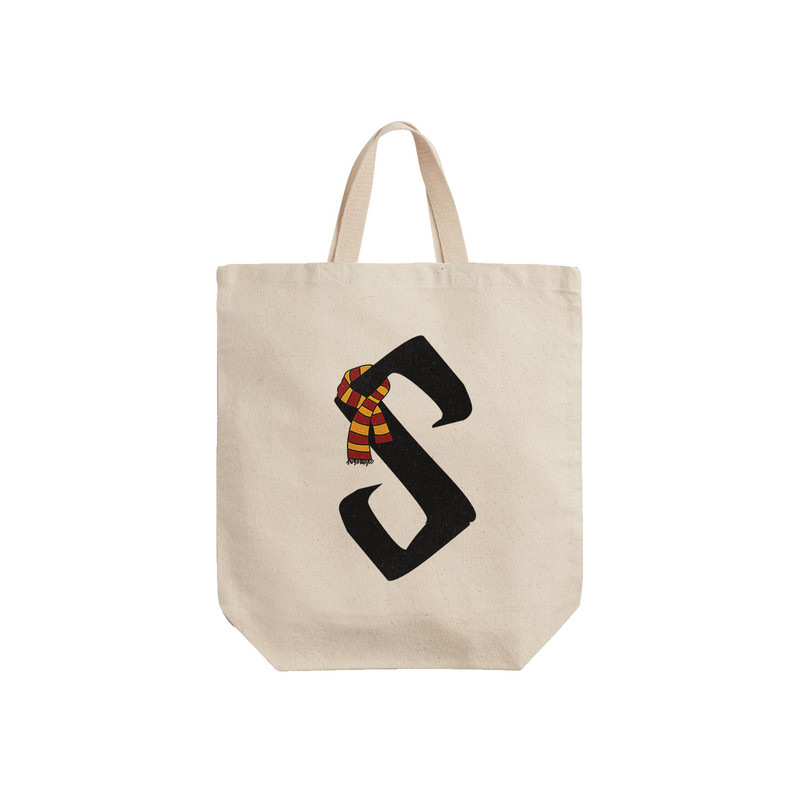 ساک خرید ترمه طراحان ایده مدل حرف S هری پاتر کد cfp3048 - S