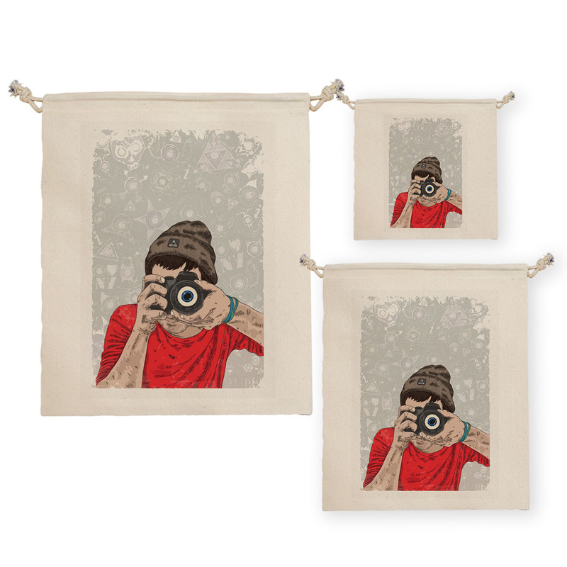 نظم دهنده ترمه طراحان ایده مدل کیسه بنددار پسر عکاس کد job0014 بسته سه عددی