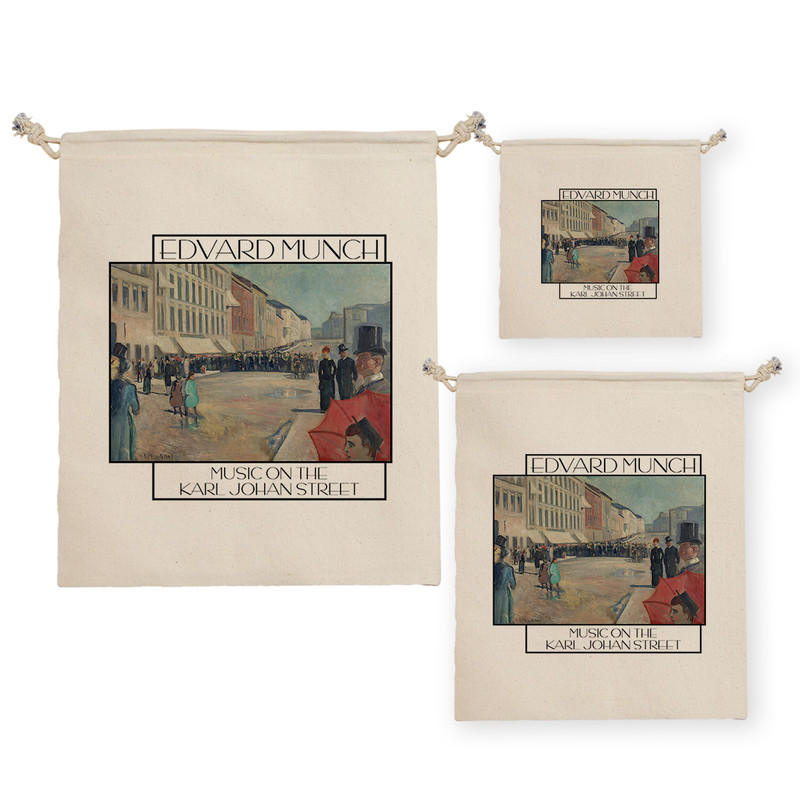 نظم دهنده ترمه طراحان ایده مدل کیسه بنددار موسیقی در خیابان کارل یوهان از ادوارد مونک کد art0120 بسته سه عددی