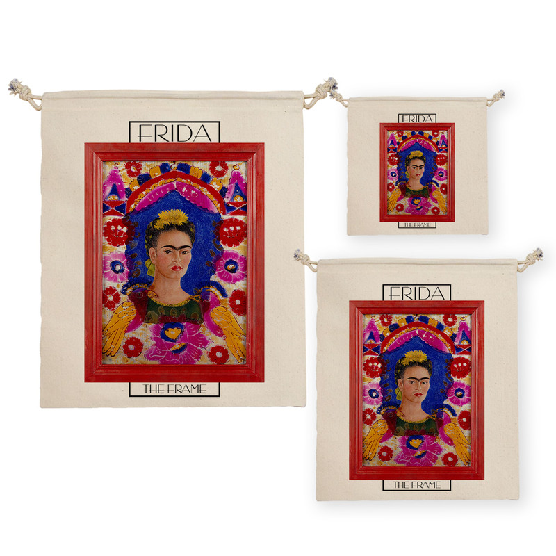 نظم دهنده ترمه طراحان ایده مدل کیسه بنددار قاب عکس از فریدا کد art0127 بسته سه عددی