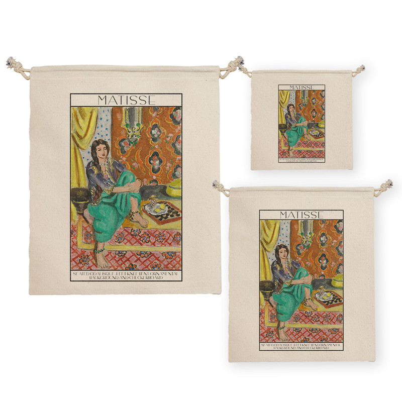 نظم دهنده ترمه طراحان ایده مدل اودالیسک نشسته از ماتیس کد art0650 مجموعه سه عددی