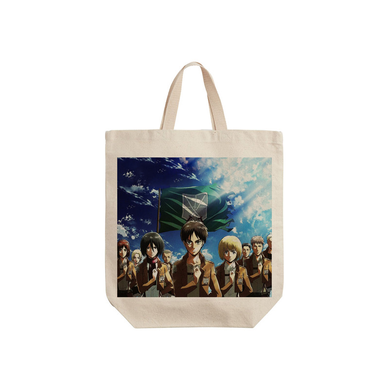 ساک خرید ترمه طراحان ایده مدل Attack on Titan کد strm0374 - S
