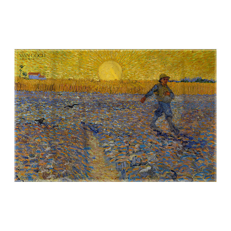 کاغذ کادو ترمه طراحان ایده مدل بذرافشان از ونگوگ کد art0046