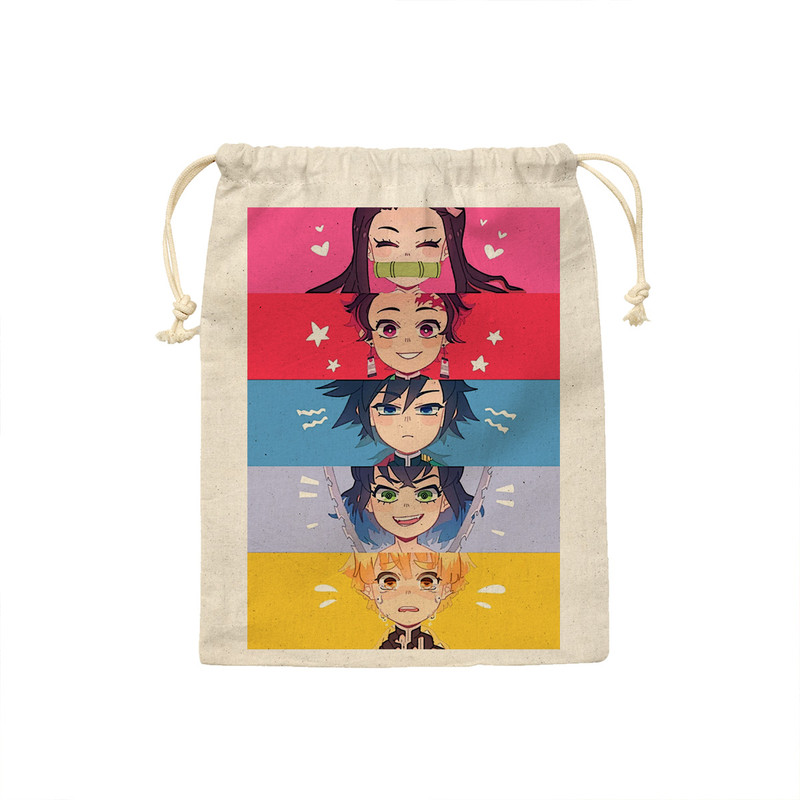 کیسه نان و سبزی ترمه طراحان ایده  طرح دیمون اسلیر Demon slayer کد strm0391 - M