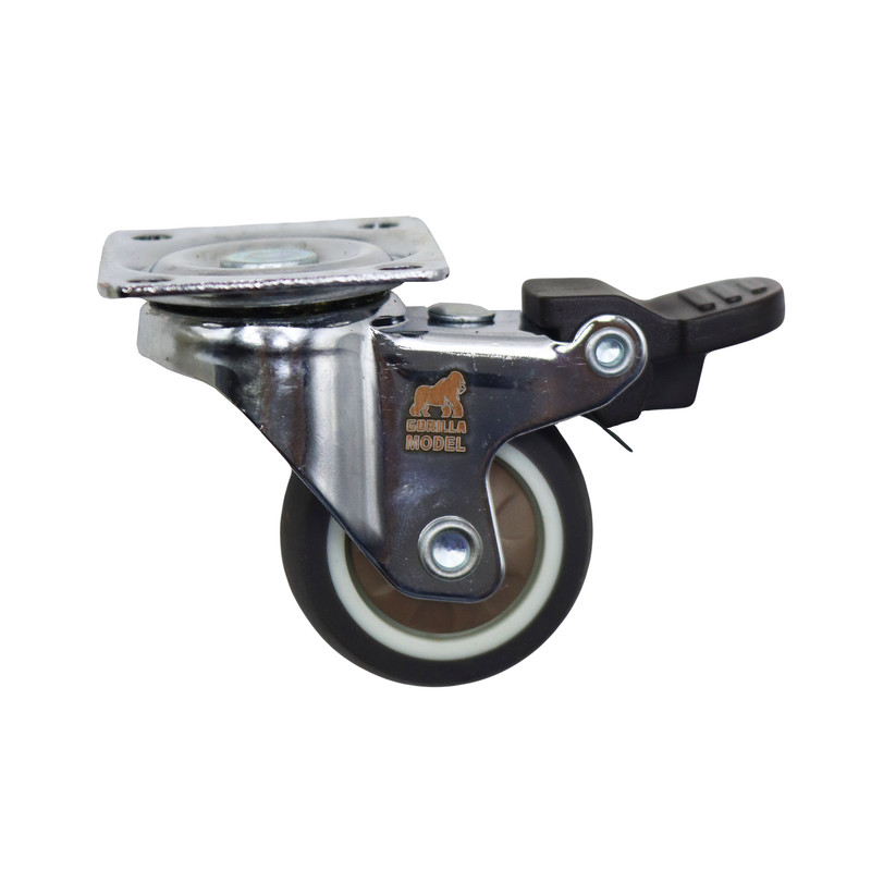 چرخ گردان کفی‌دار مدل ترمز دار کد YP-GARDAN-35MM