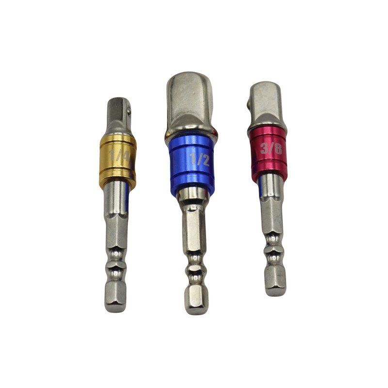 رابط بکس سر دریلی مدل مگنتی کد YP-1/4-3/8-1/2INCH  مجموعه 3 عددی 