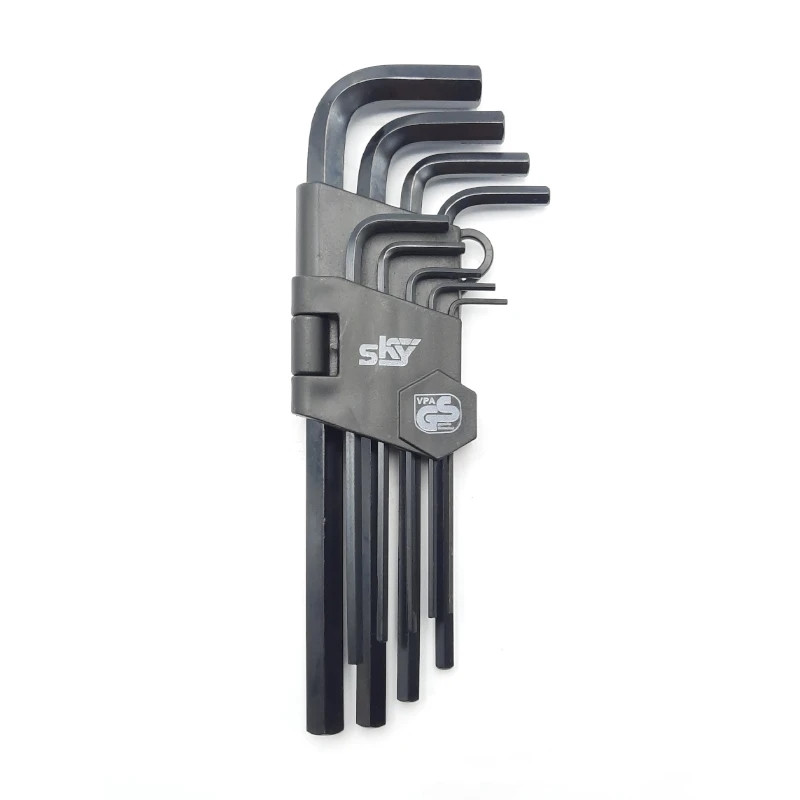 آچار آلن شش گوش اسکای مدل کارتی کد AJ-SKY-ST-2212B مجموعه 9 عددی 