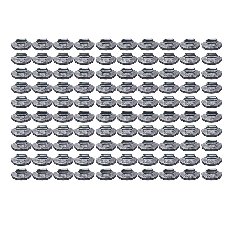 سرب بالانس لاستیک ان جی سی تی مدل گیره ای کد YP-20GR مجموعه 100عددی 