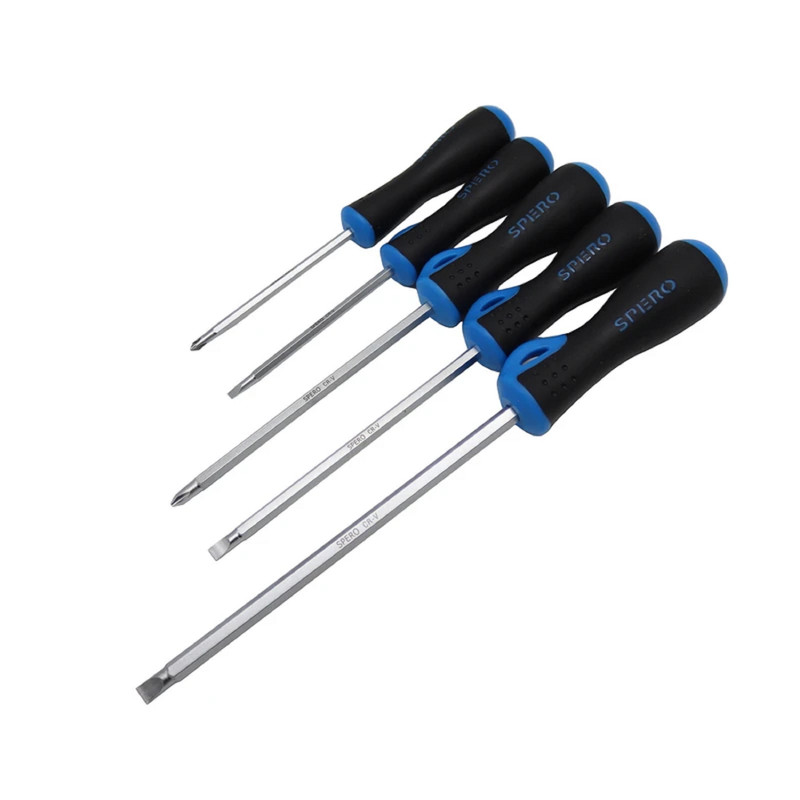 پیچ گوشتی دوسو و چهارسو اسپرو مدل YP-05-1829-905BX مجموعه 5 عددی  