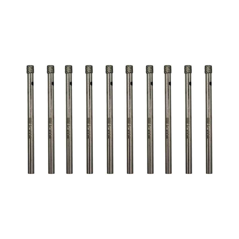 مته گرد بر شیشه ولف مدل YP-04 سایز 4 میلی متر مجموعه 10 عددی 