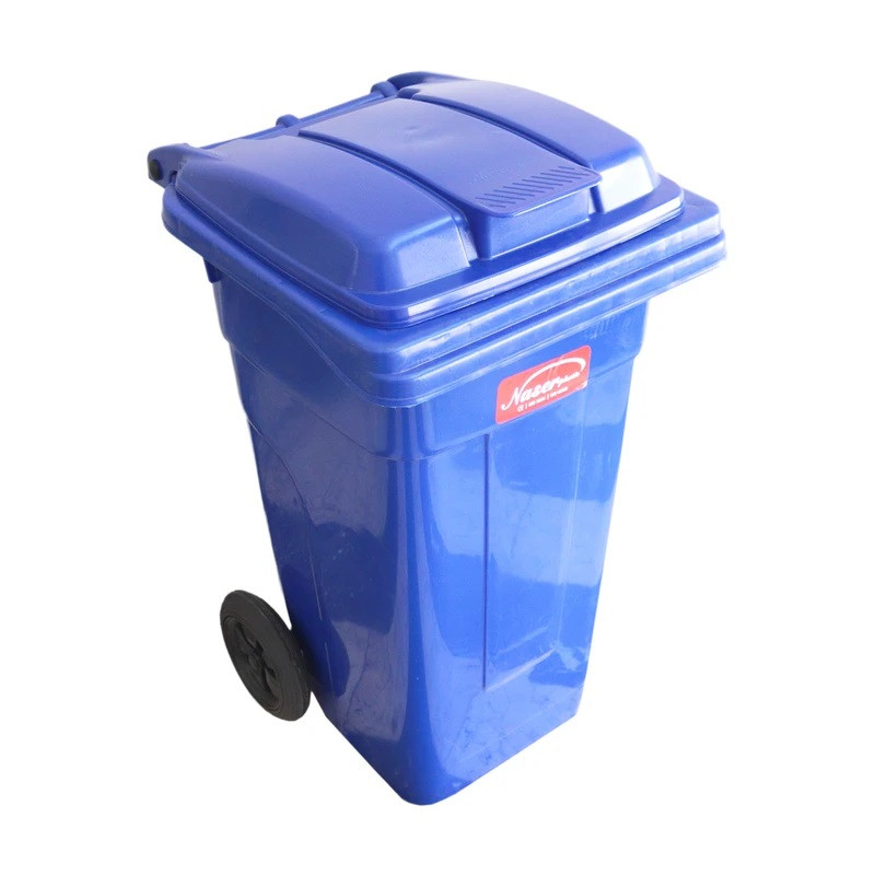 سطل زباله ناصر پلاستیک مدل YPAB-GHARKHDAR-5100 گنجایش 210 لیتر