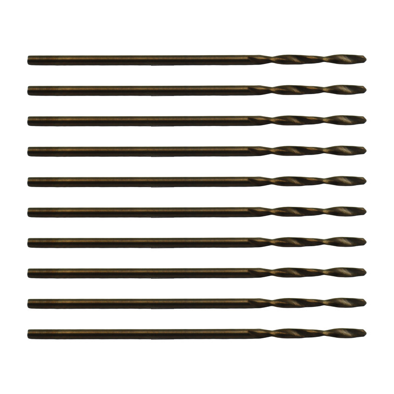 مته آهن اسپیدی مدل YP-HSS-G-01MM سایز 1 میلی متر مجموعه 10عددی 