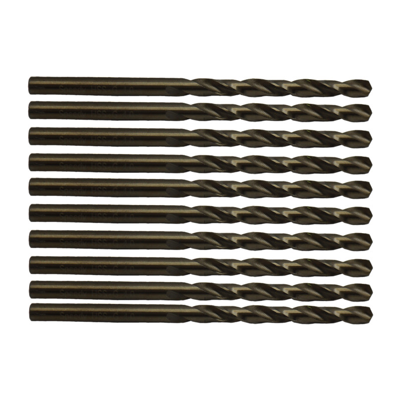 مته آهن اسپیدی مدل YP-HSS-G-04MM سایز 4 میلی متر مجموعه 10عددی 