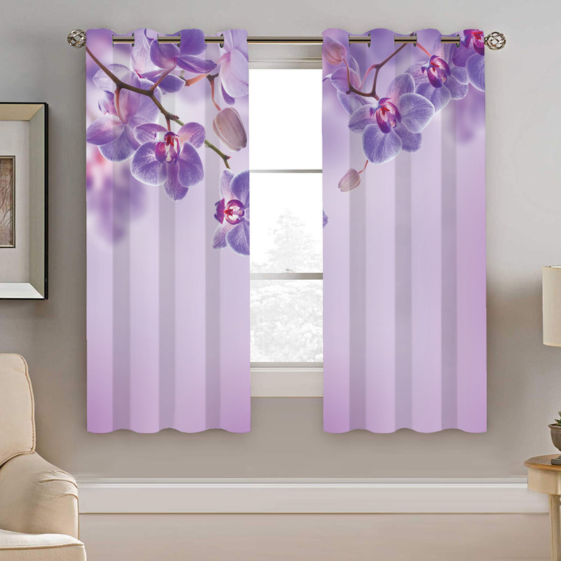 پرده نیروانا طرح گل مدل مخمل کد 8105 سایز 140×200 سانتی متر