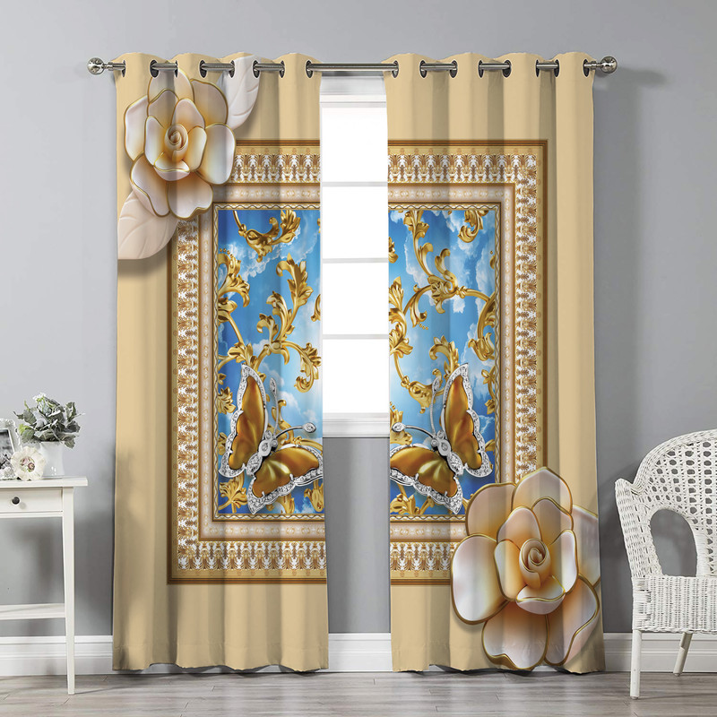 پرده نیروانا مدل pl2159 سایز 280 × 140 سانتی متر