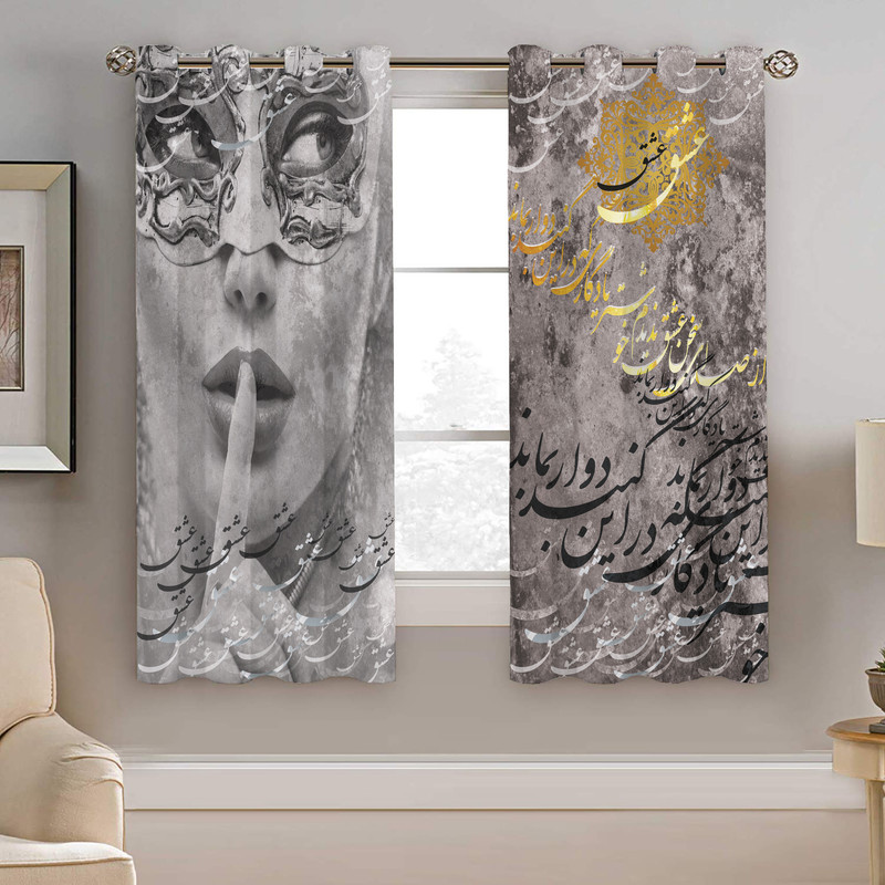 پرده نیروانا مدل plk2801 سایز 190 × 140 سانتی متر