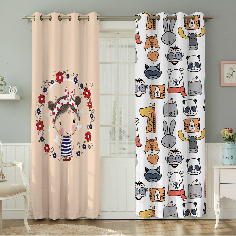 پرده نیروانا مدل مخمل کد 4149 سایز 140×280 سانتی متر