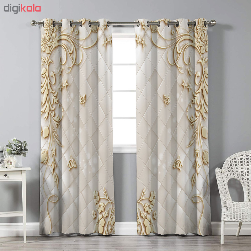 پرده نیروانا مدل pl1886 سایز 280 × 140 سانتی متر