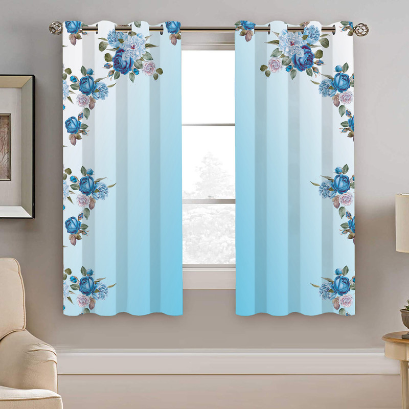 پرده نیروانا طرح گل حاشیه مدل هازان کد 8624 سایز 140×200 سانتی متر