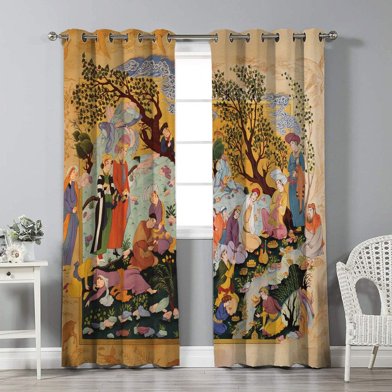 پرده نیروانا مدل pl2057 سایز 280 × 140 سانتی متر
