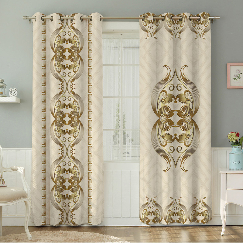 پرده نیروانا طرح مدرن   مدل مخمل کد 4510 سایز 140×280 سانتی متر