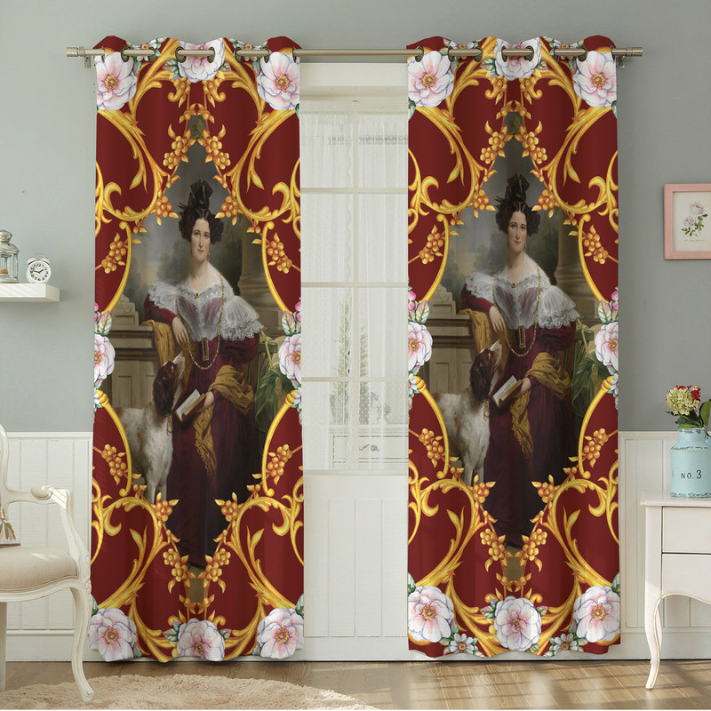 پرده نیروانا طرح   چهره مدل مخمل کد 4725 سایز 140×280 سانتی متر