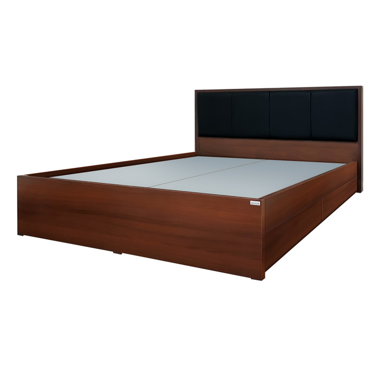 تخت خواب دو نفره هیراد مدل Z101-MDF سایز 160x200 سانتی متر